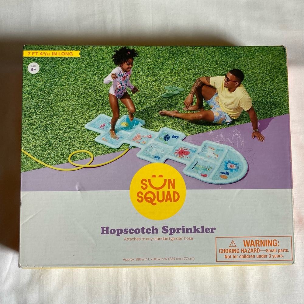 Sun Squad Hopscotch Sprinkler NIB